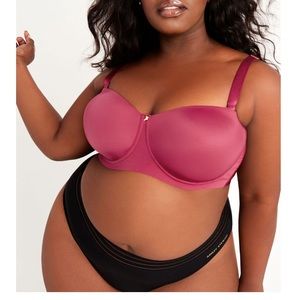 Raspberry Full Coverage 6 Way Convertible Butterfly Bra